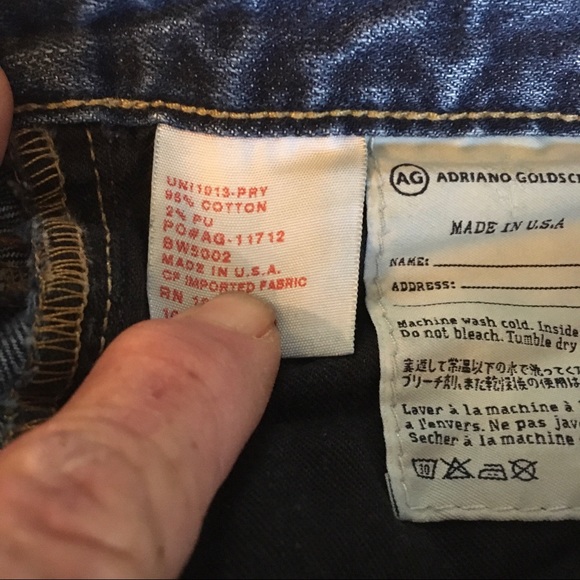 AG Adriano Goldschmeid Angel distressed bootcut jeans size 27 - Picture 7 of 8